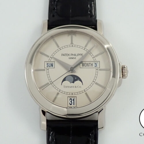 パテックフィリップ アニュアルカレンダー T150 TIFFANY＆CO. Ref.5150G ホワイトゴールド シルバー文字盤 商品画像1