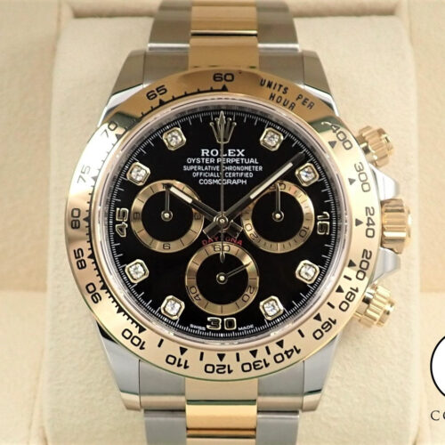 ロレックス デイトナ Ref.116503G ステンレススチール/イエローゴールド ブラックx8Pダイヤ文字盤 商品画像1