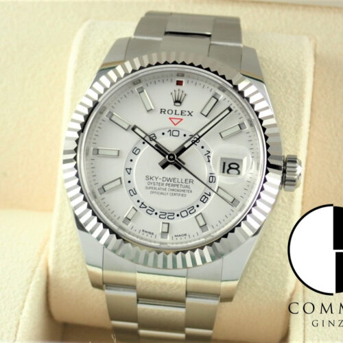 ロレックス スカイドゥエラー Ref.326934 ホワイト文字盤 未使用 sky-dweller-21 オイスターブレスレット 商品画像1