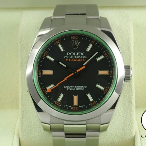 ロレックス ミルガウス Ref.116400GV ステンレススチール ブラック文字盤 商品画像1