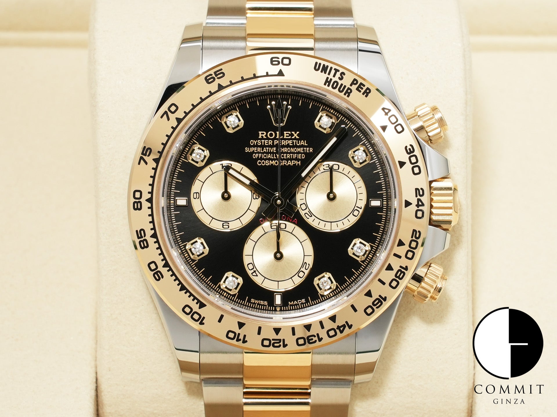 ロレックス デイトナ Ref.126503G ステンレススチール/イエローゴールド ブラックxゴールデンx8Pダイヤ文字盤 未使用 u53ywzsk 商品画像1