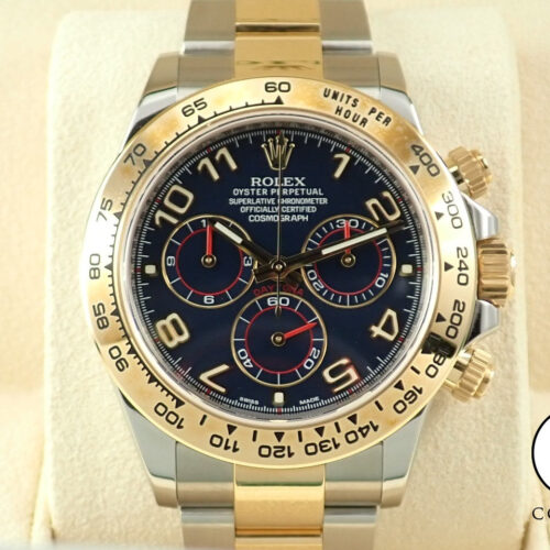 ロレックス デイトナ Ref.116503 ステンレススチール/イエローゴールド ブルーアラビア文字盤 商品画像1