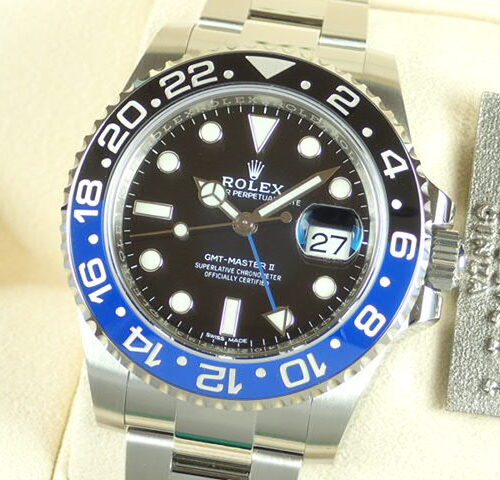 ロレックス GMTマスターII Ref.116710BLNR ブラック文字盤 未使用 gmt-master-25 オイスターブレスレット 商品画像1