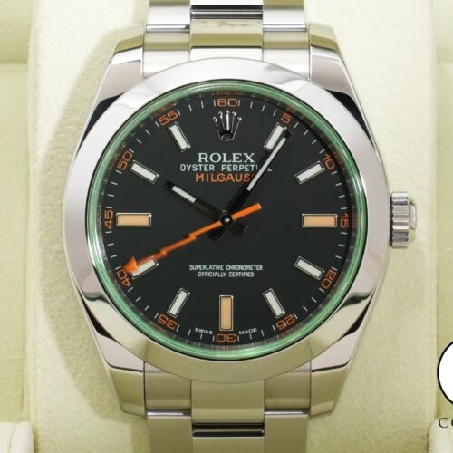 ロレックス ミルガウス Ref.116400GV ステンレススチール ブラック文字盤 商品画像1