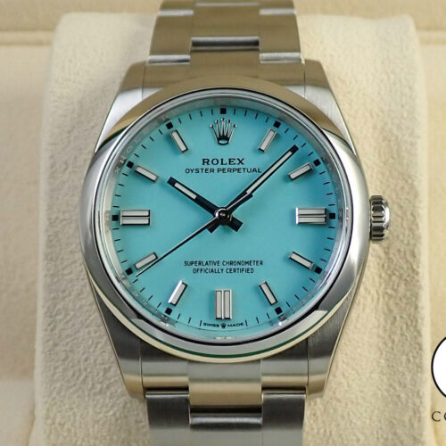 ロレックス オイスターパーペチュアル36 Ref.126000 ステンレススチール ターコイズ文字盤 新品 4R0U3817 商品画像1
