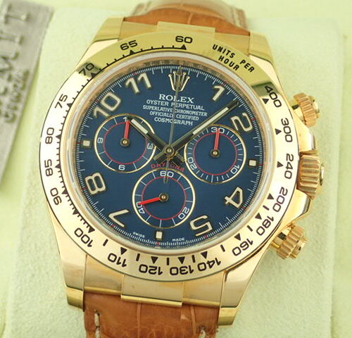 ロレックス デイトナ Ref.116518 ブルーアラビア文字盤 未使用 daytona-190 商品画像1
