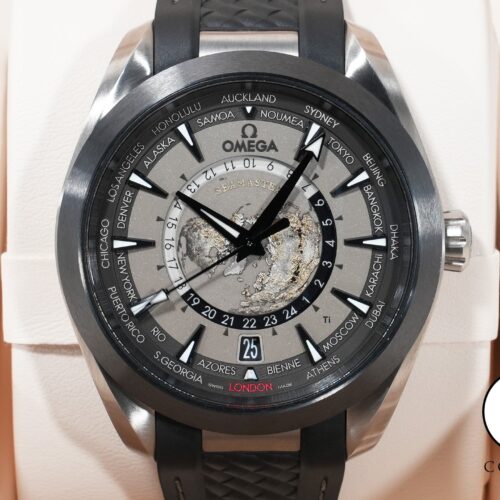 オメガ シーマスター アクアテラ 150M GMT ワールドタイマー Ref.220.92.43.22.99.001 チタン グレー文字盤 中古 neekoixq 商品画像1