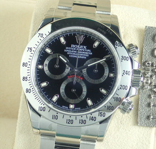 ロレックス デイトナ Ref.116520 ブラック文字盤 未使用 daytona-168 商品画像1