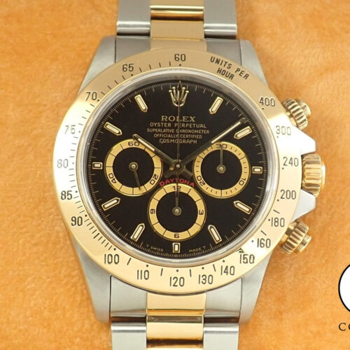 ロレックス デイトナ エルプリメロ Ref.16523 ステンレススチール/イエローゴールド ブラック文字盤 商品画像1