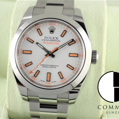 ロレックス ミルガウス Ref.116400 ホワイト文字盤 中古 milgauss-33 商品画像1