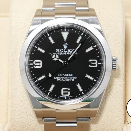 ロレックス エクスプローラーI Ref.214270 ステンレススチール ブラック文字盤 オイスターブレスレット 美品 5waxcdkd 商品画像1
