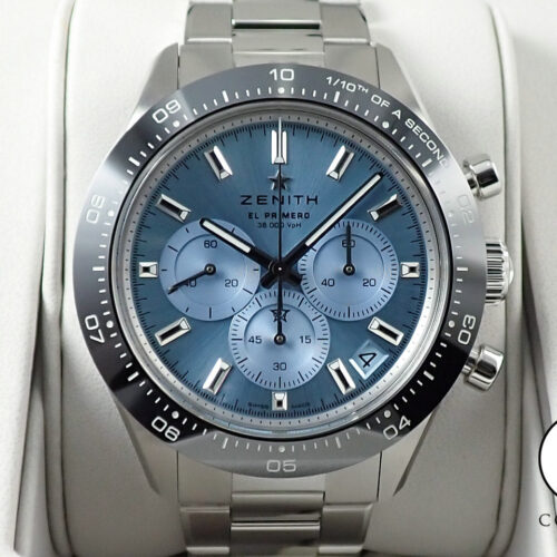 ゼニス クロノマスター スポーツ ヨシダ スペシャル エディション Ref.03.3105.3600/52.M3100 アクアブルー文字盤 未使用 FTF8Z135 商品画像1