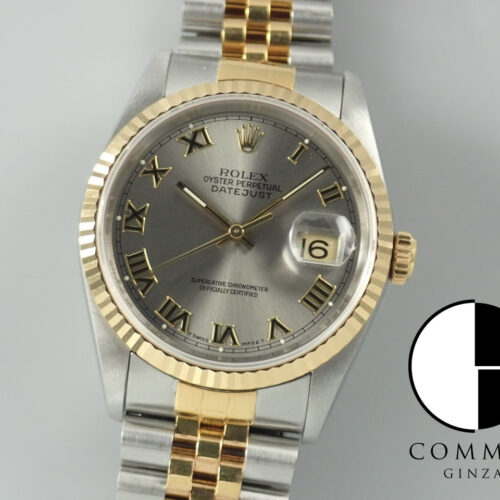 ロレックス デイトジャスト Ref.16233 グレーローマン文字盤 中古 datejust-218 ジュビリーブレスレット 商品画像1