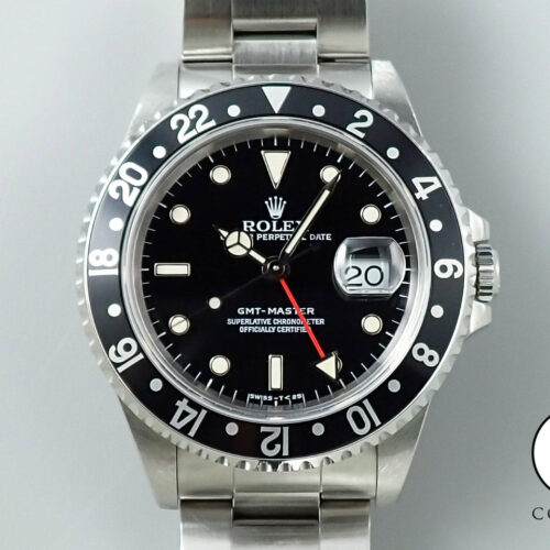 ロレックス GMTマスター Ref.16700 ステンレススチール ブラック文字盤 オイスターブレスレット 中古 8FAVR20S 商品画像1