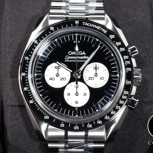 オメガ スピードマスター ムーンウォッチ プロフェッショナル Ref.310.30.42.50.01.004 ステンレススチール ブラックxホワイト文字盤 未使用 dsmpn584 商品画像1