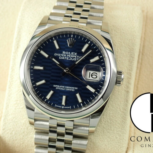 ロレックス デイトジャスト Ref.126200 ブライトブルー文字盤 未使用 datejust-221 ジュビリーブレスレット 商品画像1