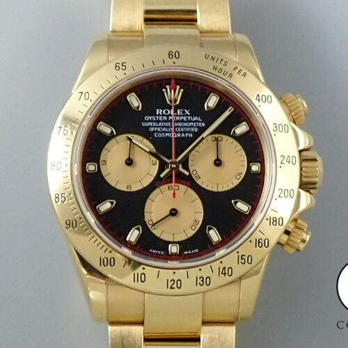 ロレックス デイトナ Ref.116528 イエローゴールド ブラック文字盤 商品画像1