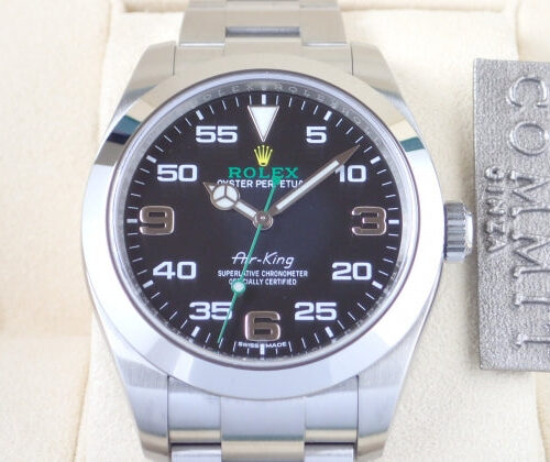 ロレックス エアキング Ref.116900 ブラック文字盤 中古 airking-4 商品画像1