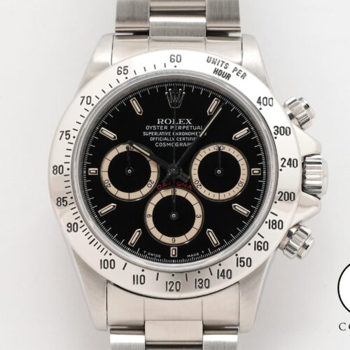 ロレックス デイトナ エルプリメロ Ref.16520 ステンレススチール ブラック文字盤 中古 7howouy2 商品画像1