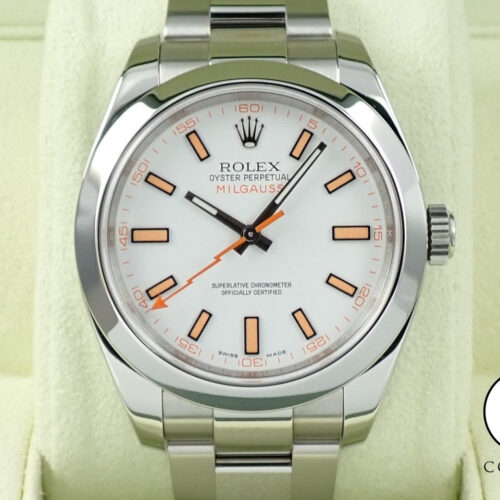 ロレックス ミルガウス Ref.116400 ステンレススチール ホワイト文字盤 商品画像1