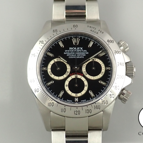 ロレックス デイトナ エルプリメロ Ref.16520 ステンレススチール ブラック文字盤 商品画像1