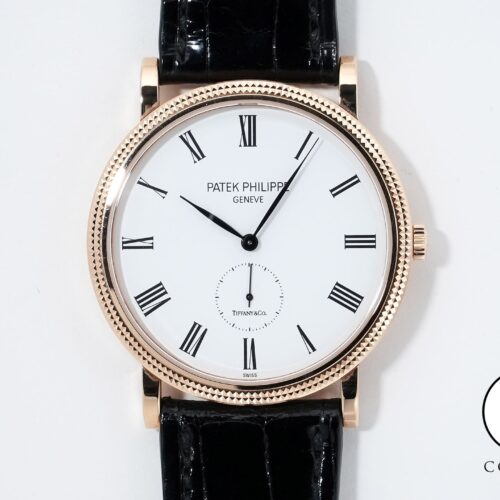 パテックフィリップ カラトラバ TIFFANY＆CO. Ref.5119R-001 ローズゴールド ホワイト文字盤 中古 h6b4b4ig 商品画像1