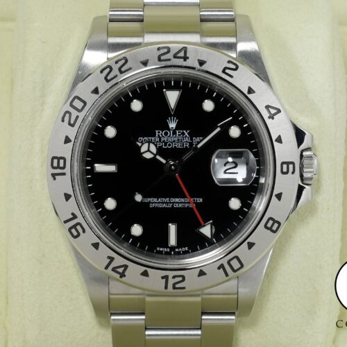 ロレックス エクスプローラーII Ref.16570 ステンレススチール ブラック文字盤 オイスターブレスレット 中古 yw63im3u 商品画像1