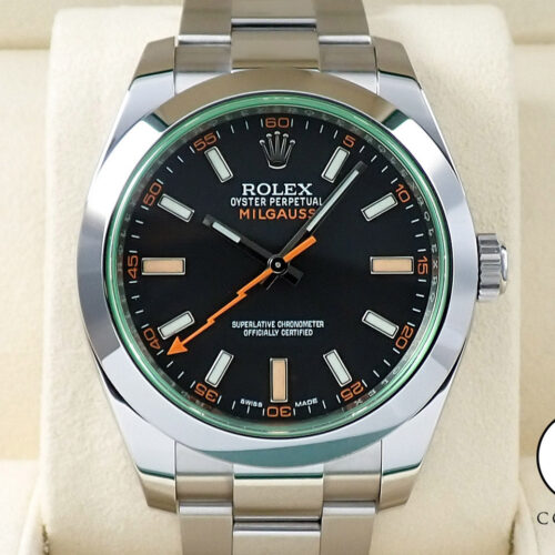ロレックス ミルガウス Ref.116400GV ステンレススチール ブラック文字盤 商品画像1