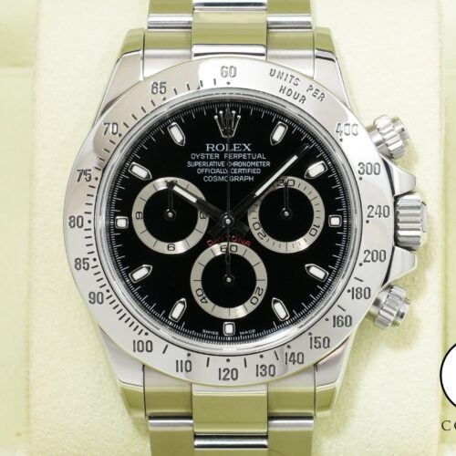 ロレックス デイトナ Ref.116520 ステンレススチール ブラック文字盤 中古 n87j8ibh 商品画像1