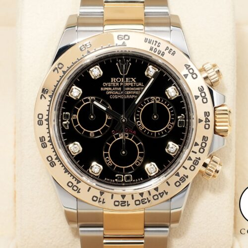 ロレックス デイトナ Ref.116503G ステンレススチール/イエローゴールド ブラックx8Pダイヤ文字盤 中古 pjjnkqkf 商品画像1