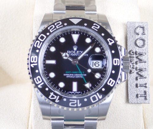 ロレックス GMTマスターII Ref.116710LN ブラック文字盤 未使用 gmt-master2-10 オイスターブレスレット 商品画像1