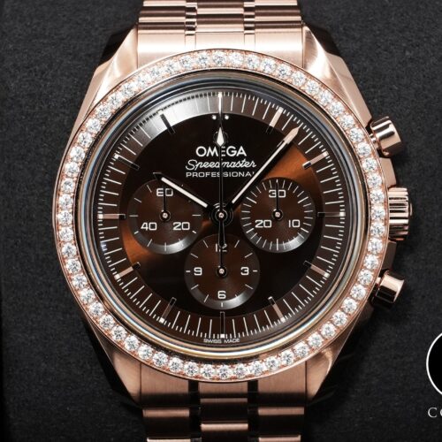 オメガ スピードマスター ムーンウォッチ プロフェッショナル Ref.310.55.42.50.13.001 セドナゴールド ブラウン文字盤 未使用 yggssm86 商品画像1