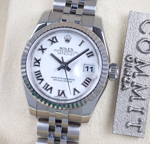 ロレックス デイトジャスト Ref.179174 ホワイトローマン文字盤 中古 datejust-17 ジュビリーブレスレット 商品画像1