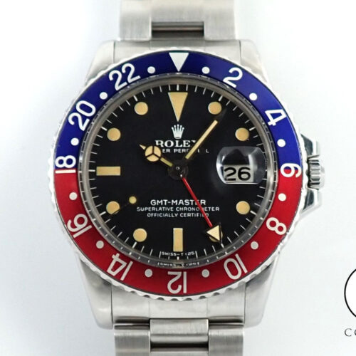 ロレックス GMTマスター Ref.1675 ステンレススチール ブラック文字盤 オイスターブレスレット 商品画像1