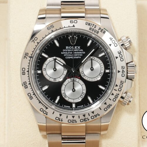 ロレックス デイトナ Ref.126509 ホワイトゴールド ブライトブラックxスチール文字盤 美中古 4rjxczo3 商品画像1