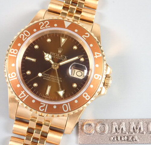 ロレックス GMTマスター Ref.16758 ブラウン文字盤 中古 gmt-master-16 ジュビリーブレスレット 商品画像1