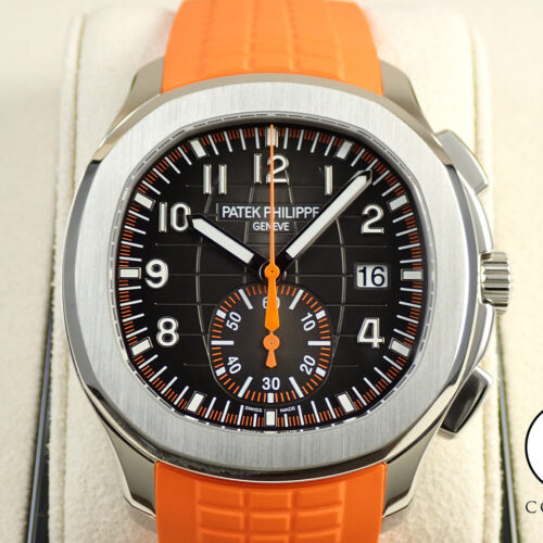 パテックフィリップ アクアノート クロノグラフ Ref.5968A-001 ステンレススチール ブラック文字盤 商品画像1