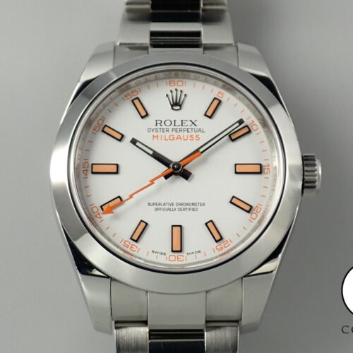 ロレックス ミルガウス Ref.116400 ステンレススチール ホワイト文字盤 商品画像1