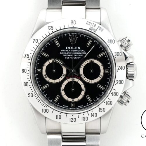 ロレックス デイトナ エルプリメロ Ref.16520 ステンレススチール ブラック文字盤 中古 nqf7t42c 商品画像1