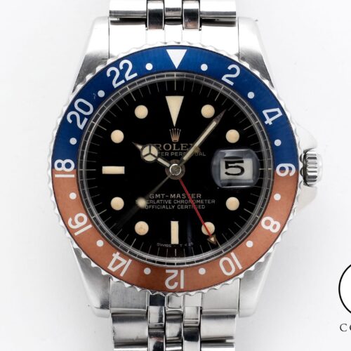 ロレックス GMTマスター Ref.1675 ステンレススチール ブラック文字盤 オイスターブレスレット 中古 5ycczxkj 商品画像1