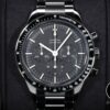 オメガ スピードマスター キャリバー321 クロノグラフ 39.7MM Ref.311.30.40.30.01.001 ステンレススチール ブラック文字盤 未使用 zq32g6i7 商品画像1