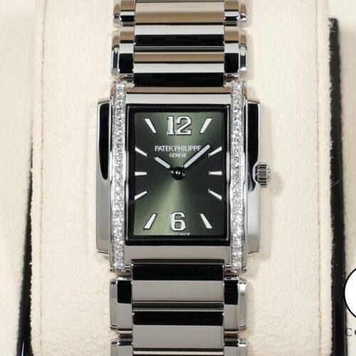 パテックフィリップ Twenty-4 Ref.4910/1200A-011 ステンレススチール オリーブグリーン文字盤 未使用 vegofise 商品画像1