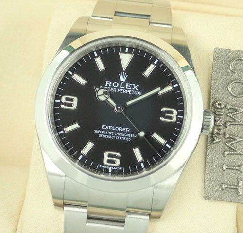 ロレックス エクスプローラー Ref.214270 ブラック文字盤 中古 explorer-87 商品画像1