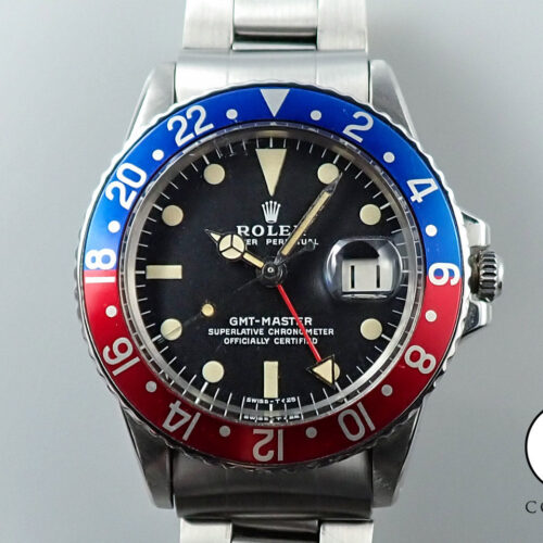 ロレックス GMTマスター Ref.1675 ステンレススチール ブラック文字盤 オイスターブレスレット 商品画像1