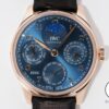 IWC ポルトギーゼ パーペチュアルカレンダー Ref.IW503312 18 ct Armor Gold® ブルー文字盤 美品 vg27qito 商品画像1