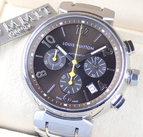 ルイヴィトン タンブール Ref.Q1121 ブラウン文字盤 中古 louis-vuitton 商品画像1