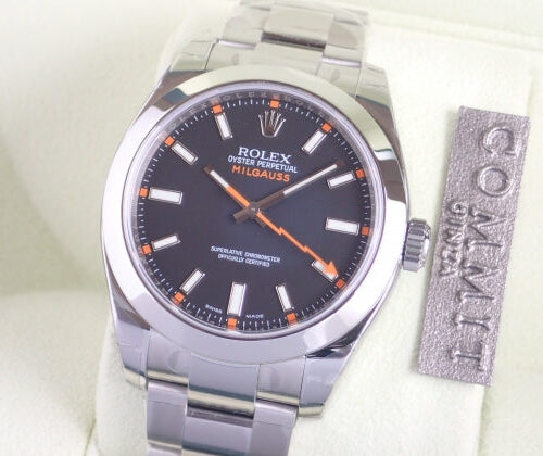 ロレックス ミルガウス Ref.116400 ブラック文字盤 未使用 milgauss-2 商品画像1
