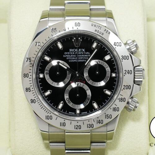 ロレックス デイトナ Ref.116520 ステンレススチール ブラック文字盤 中古 dmmcvjgk 商品画像1