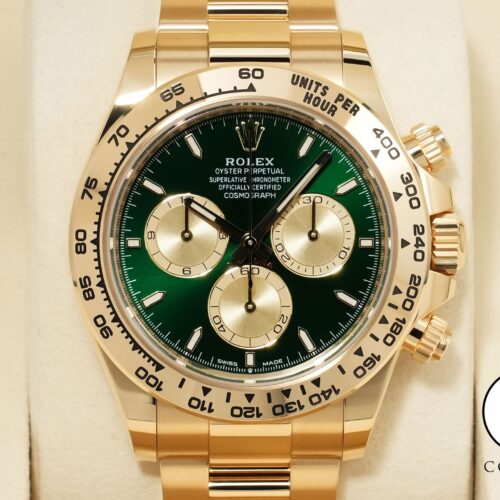 ロレックス デイトナ Ref.126508 イエローゴールド グリーン文字盤 未使用 fuvvcdyt 商品画像1