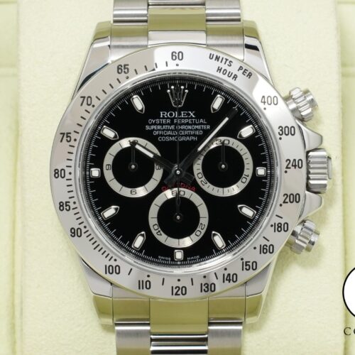 ロレックス デイトナ Ref.116520 ステンレススチール ブラック文字盤 未使用 3erz3ujr 商品画像1